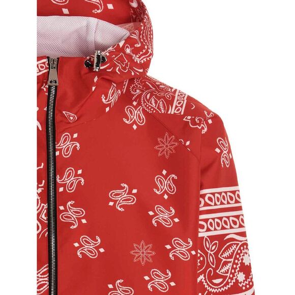 Khrisjoy Men's Windbreaker Bandana Hood Jacket